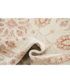 Hand Knotted Ziegler Wool Rug 6' 2" X 8' 10" 6' 2" X 8' 10" (188 X 269) / Ivory / Ivory
