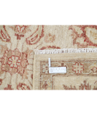 Hand Knotted Ziegler Wool Rug 6' 2" X 8' 10" 6' 2" X 8' 10" (188 X 269) / Ivory / Ivory