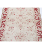 Hand Knotted Ziegler Wool Rug 3' 3" X 6' 5" 3' 3" X 6' 5" (99 X 196) / Ivory / Red