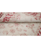 Hand Knotted Ziegler Wool Rug 3' 3" X 6' 5" 3' 3" X 6' 5" (99 X 196) / Ivory / Red
