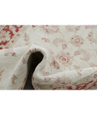 Hand Knotted Ziegler Wool Rug 3' 3" X 6' 5" 3' 3" X 6' 5" (99 X 196) / Ivory / Red