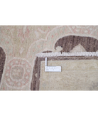 Hand Knotted Ziegler Wool Rug 2' 7" X 9' 8" 2' 7" X 9' 8" (79 X 295) / Brown / Ivory