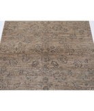 Hand Knotted Ziegler Wool Rug 4' 0" X 5' 7" 4' 0" X 5' 7" (122 X 170) / Brown / Brown