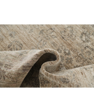 Hand Knotted Ziegler Wool Rug 4' 0" X 5' 7" 4' 0" X 5' 7" (122 X 170) / Brown / Brown