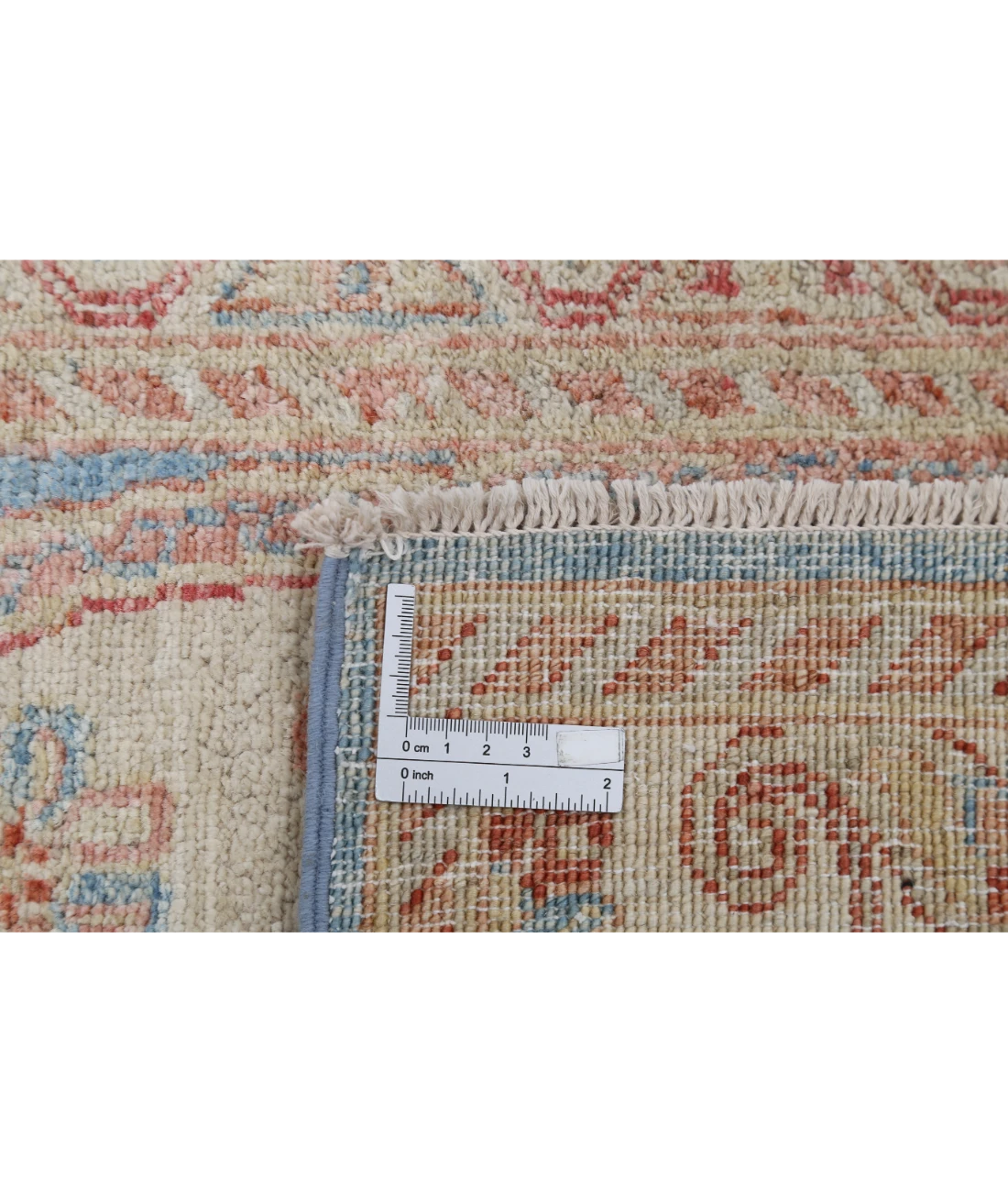 Hand Knotted Ziegler Wool Rug 2' 1" X 3' 11" 2' 1" X 3' 11" (63 X 119) / Blue / Ivory