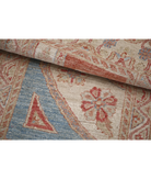 Hand Knotted Ziegler Wool Rug 2' 1" X 3' 11" 2' 1" X 3' 11" (63 X 119) / Blue / Ivory