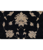 Hand Knotted Ziegler Wool Rug 3' 11" X 6' 0" 3' 11" X 6' 0" (119 X 183) / Black / Ivory