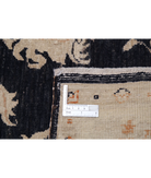 Hand Knotted Ziegler Wool Rug 3' 11" X 6' 0" 3' 11" X 6' 0" (119 X 183) / Black / Ivory