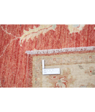 Hand Knotted Ziegler Wool Rug 4' 0" X 5' 9" 4' 0" X 5' 9" (122 X 175) / Orange / Ivory