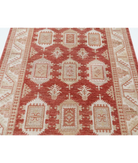 Hand Knotted Ziegler Wool Rug 4' 2" X 6' 0" 4' 2" X 6' 0" (127 X 183) / Rust / Ivory