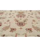 Hand Knotted Ziegler Wool Rug 8' 2" X 9' 5" 8' 2" X 9' 5" (249 X 287) / Ivory / Black