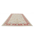 Hand Knotted Ziegler Wool Rug 8' 0" X 10' 10" 8' 0" X 10' 10" (244 X 330) / Ivory / Red