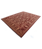 Hand Knotted Ziegler Wool Rug 9' 1" X 11' 8" 9' 1" X 11' 8" (277 X 356) / Red / Orange