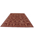 Hand Knotted Ziegler Wool Rug 9' 1" X 11' 8" 9' 1" X 11' 8" (277 X 356) / Red / Orange