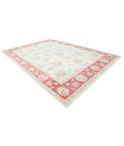 Hand Knotted Ziegler Wool Rug 9' 10" X 14' 0" 9' 10" X 14' 0" (300 X 427) / Ivory / Red