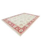 Hand Knotted Ziegler Wool Rug 9' 10" X 14' 0" 9' 10" X 14' 0" (300 X 427) / Ivory / Red