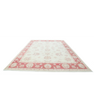 Hand Knotted Ziegler Wool Rug 9' 10" X 14' 0" 9' 10" X 14' 0" (300 X 427) / Ivory / Red