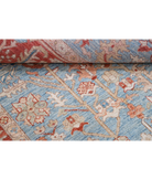 Hand Knotted Ziegler Wool Rug 7' 10" X 10' 2" 7' 10" X 10' 2" (239 X 310) / Blue / Red