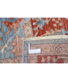 Hand Knotted Ziegler Wool Rug 7' 10" X 10' 2" 7' 10" X 10' 2" (239 X 310) / Blue / Red