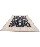 Hand Knotted Ziegler Wool Rug 8' 10" X 12' 10" 8' 10" X 12' 10" (269 X 391) / Black / Ivory