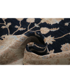 Hand Knotted Ziegler Wool Rug 8' 10" X 12' 10" 8' 10" X 12' 10" (269 X 391) / Black / Ivory