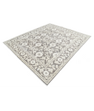 Hand Knotted Ziegler Wool Rug 7' 9" X 9' 0" 7' 9" X 9' 0" (236 X 274) / Brown / Ivory