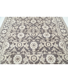 Hand Knotted Ziegler Wool Rug 7' 9" X 9' 0" 7' 9" X 9' 0" (236 X 274) / Brown / Ivory