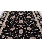 Hand Knotted Ziegler Wool Rug 8' 8" X 11' 9" 8' 8" X 11' 9" (264 X 358) / Black / Brown