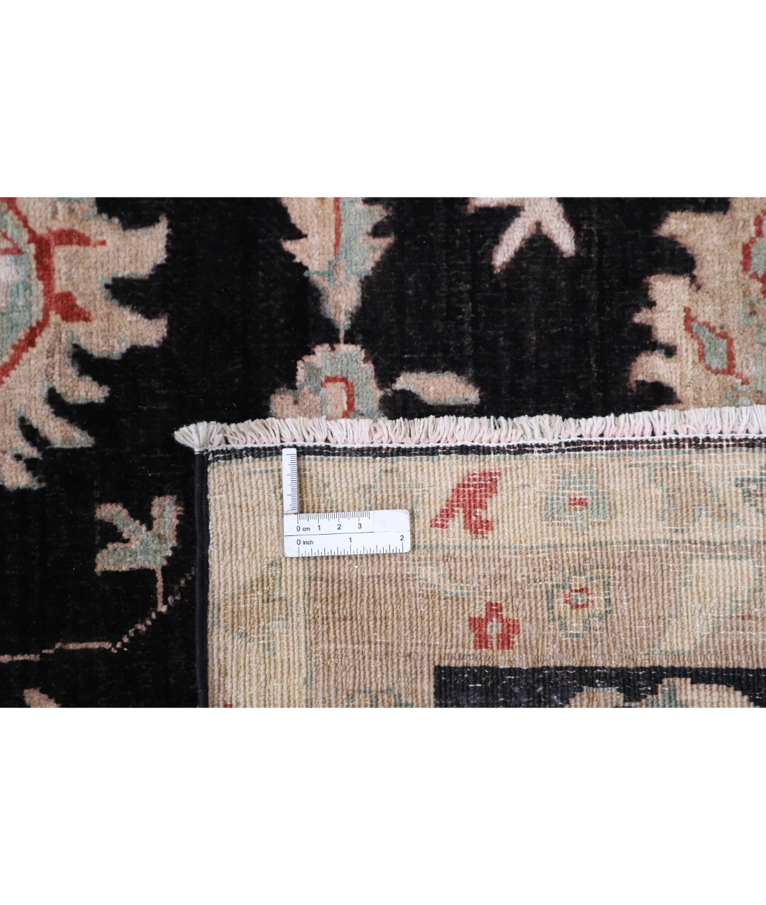 Hand Knotted Ziegler Wool Rug 8' 8" X 11' 9" 8' 8" X 11' 9" (264 X 358) / Black / Brown