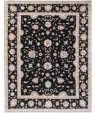 Hand Knotted Ziegler Wool Rug 8' 8" X 11' 9" 8' 8" X 11' 9" (264 X 358) / Black / Brown