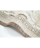 Hand Knotted Ziegler Wool Rug 8' 0" X 10' 9" 8' 0" X 10' 9" (244 X 328) / Ivory / Brown