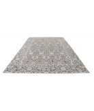Hand Knotted Ziegler Wool Rug 8' 11" X 12' 3" 8' 11" X 12' 3" (272 X 373) / Brown / Ivory