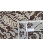 Hand Knotted Ziegler Wool Rug 8' 11" X 12' 3" 8' 11" X 12' 3" (272 X 373) / Brown / Ivory