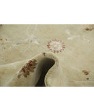 Artemix 8'9'' X 11'10'' Hand-Knotted Wool-Silk Rug 8'9'' x 11'10'' (270 X 533) / Ivory / Red