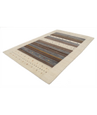 Hand Made Lori Wool Rug 6' 5" X 9' 8" 6' 5" X 9' 8" (196 X 295) / Ivory / Ivory