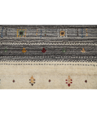 Hand Made Lori Wool Rug 6' 5" X 9' 8" 6' 5" X 9' 8" (196 X 295) / Ivory / Ivory