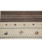 Hand Made Lori Wool Rug 6' 7" X 9' 9" 6' 7" X 9' 9" (201 X 297) / Ivory / Ivory