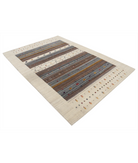 Hand Made Lori Wool Rug 5' 8" X 7' 10" 5' 8" X 7' 10" (173 X 239) / Ivory / Ivory