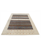 Hand Made Lori Wool Rug 5' 8" X 7' 10" 5' 8" X 7' 10" (173 X 239) / Ivory / Ivory