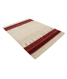 Hand Made Lori Wool Rug 5' 4" X 7' 6" 5' 4" X 7' 6" (162 X 229) / Ivory / Ivory