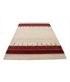Hand Made Lori Wool Rug 5' 4" X 7' 6" 5' 4" X 7' 6" (162 X 229) / Ivory / Ivory