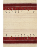 Hand Made Lori Wool Rug 5' 4" X 7' 6" 5' 4" X 7' 6" (162 X 229) / Ivory / Ivory