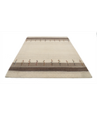 Hand Made Lori Wool Rug 6' 5" X 8' 1" 6' 5" X 8' 1" (196 X 246) / Ivory / Ivory