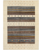 Hand Made Lori Wool Rug 5' 8" X 7' 10" 5' 8" X 7' 10" (173 X 239) / Ivory / Ivory