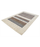 Hand Made Lori Wool Rug 6' 8" X 9' 10" 6' 8" X 9' 10" (203 X 300) / Ivory / Ivory