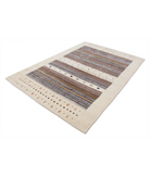 Hand Made Lori Wool Rug 5' 8" X 7' 10" 5' 8" X 7' 10" (173 X 239) / Ivory / Ivory