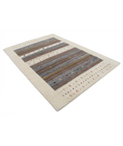 Hand Made Lori Wool Rug 5' 8" X 7' 10" 5' 8" X 7' 10" (173 X 239) / Ivory / Ivory