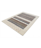 Hand Made Lori Wool Rug 5' 9" X 7' 11" 5' 9" X 7' 11" (175 X 241) / Ivory / Ivory