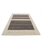 Hand Made Lori Wool Rug 5' 9" X 7' 11" 5' 9" X 7' 11" (175 X 241) / Ivory / Ivory