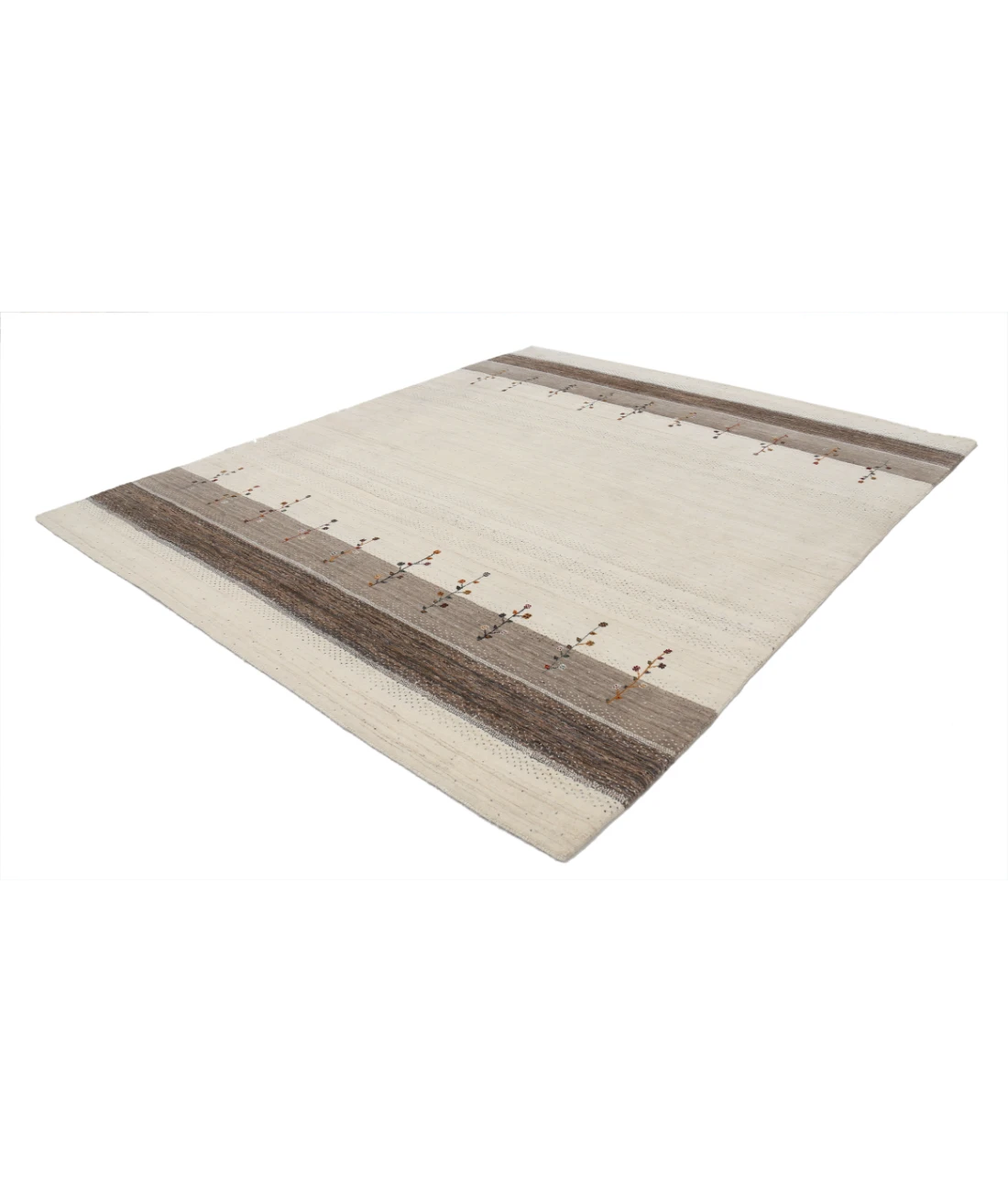 Hand Made Lori Wool Rug 8' 2" X 9' 8" 8' 2" X 9' 8" (249 X 295) / Ivory / Ivory